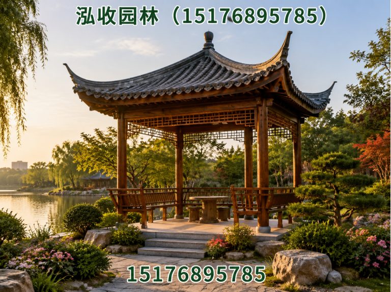 天门京津冀防腐木工程展示图